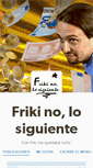 Mobile Screenshot of frikinolosiguiente.com