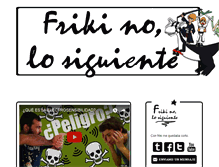 Tablet Screenshot of frikinolosiguiente.com